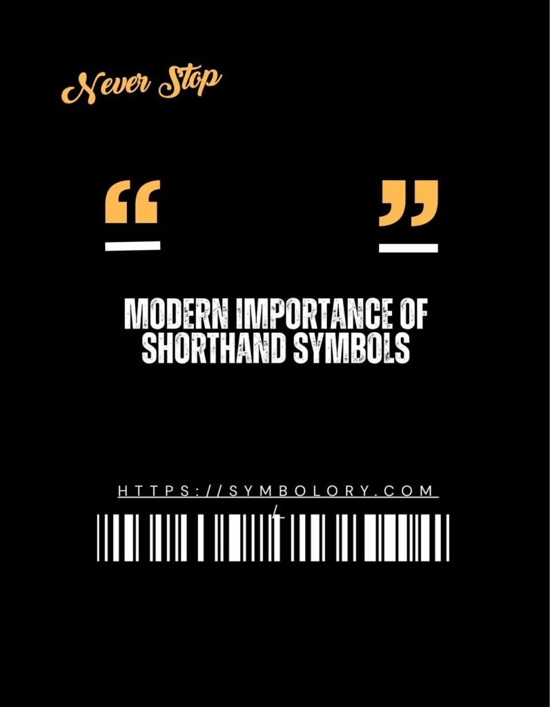 Shorthand Symbols