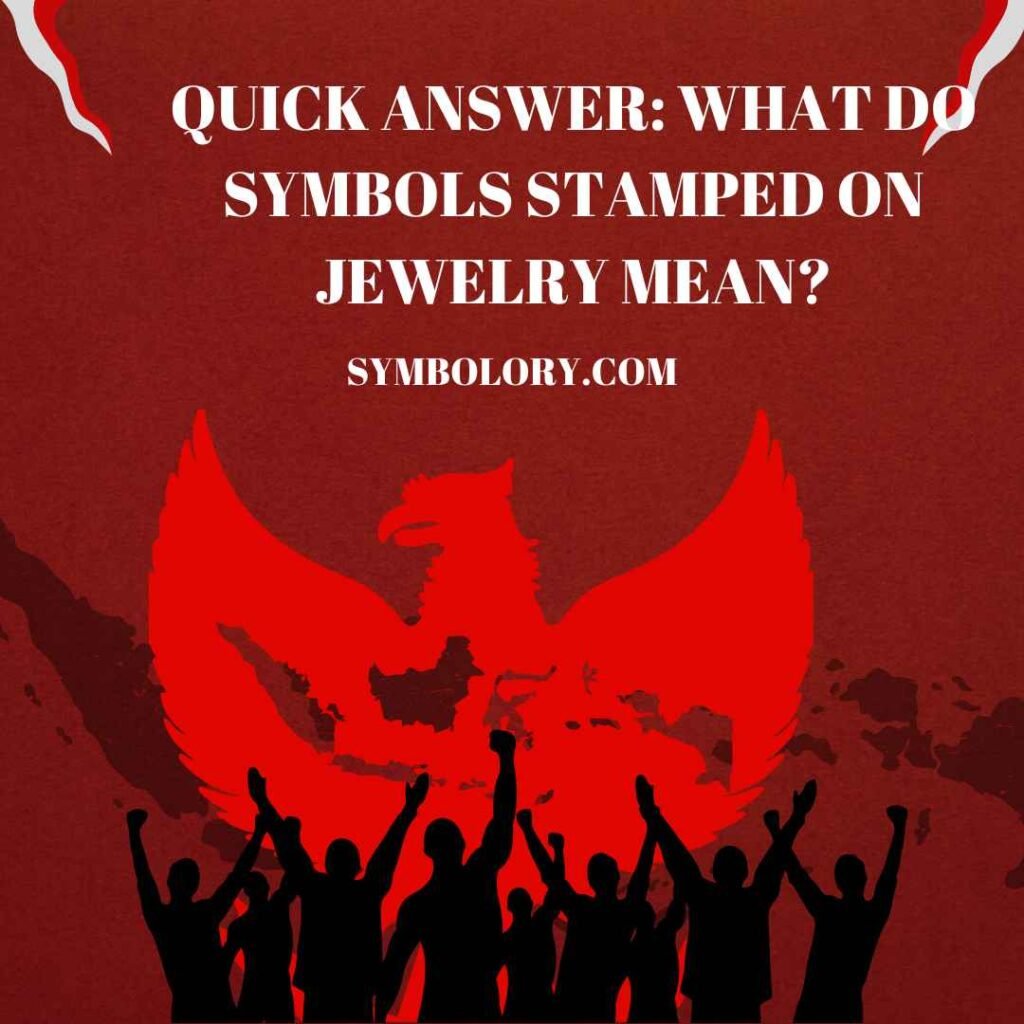 Symbols Stamped on Jewelry Meaning