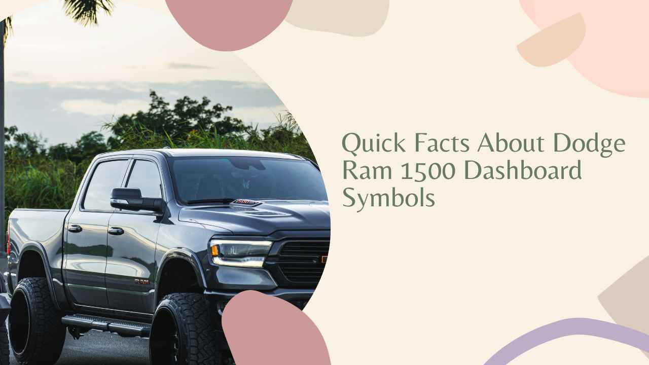 Dodge Ram 1500 Dashboard Symbols