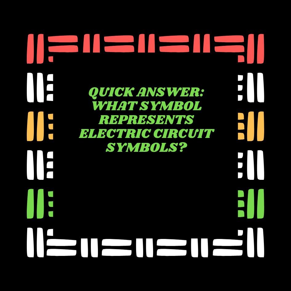 Electric Circuit Symbols