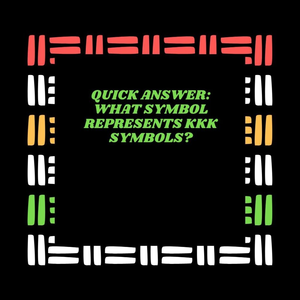KKK Symbols