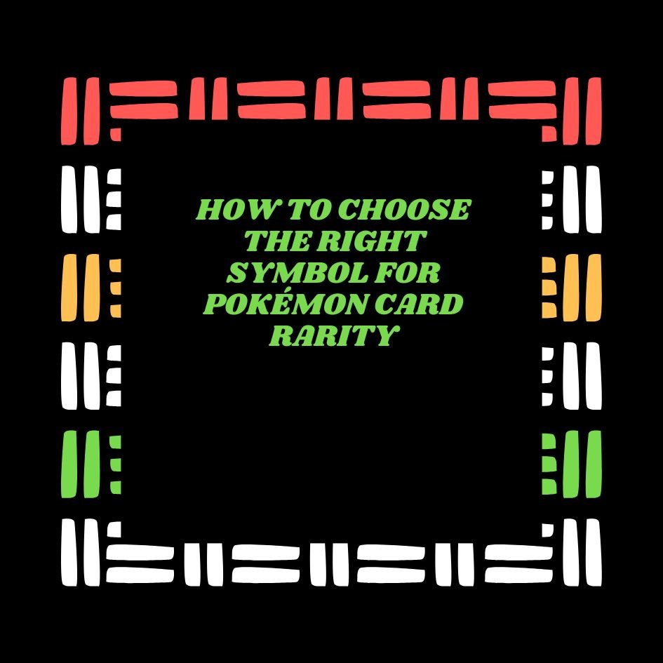 Pokémon Card Rarity Symbols Chart