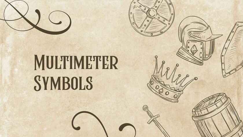Multimeter Symbols Meaning